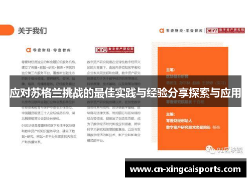 应对苏格兰挑战的最佳实践与经验分享探索与应用